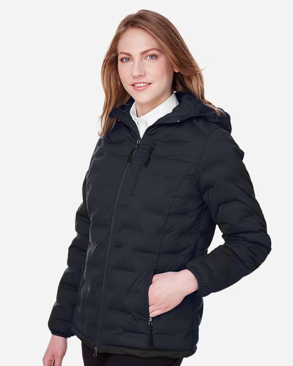 North End-NE708W-Women's Loft Puffer Jacket - Image 4