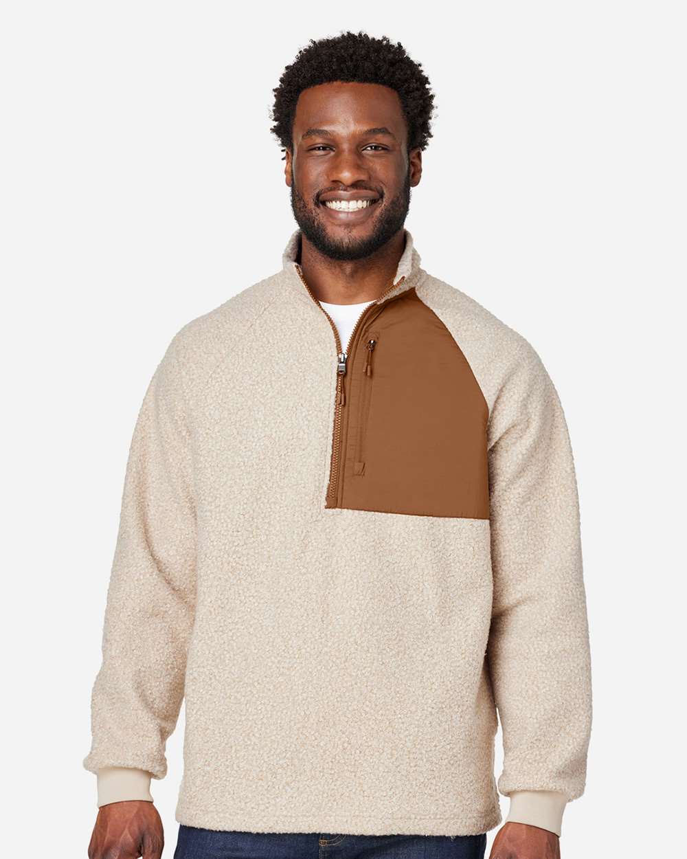 North End-NE713-Men's Aura Sweater Fleece Quarter-Zip Pullover - Image 17