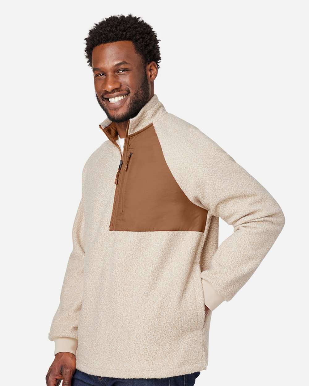 North End-NE713-Men's Aura Sweater Fleece Quarter-Zip Pullover - Image 18