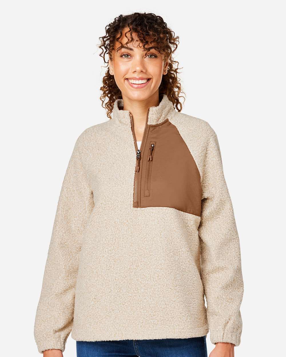 North End-NE713W-Women's Aura Sweater Fleece Quarter-Zip Pullover - Image 17