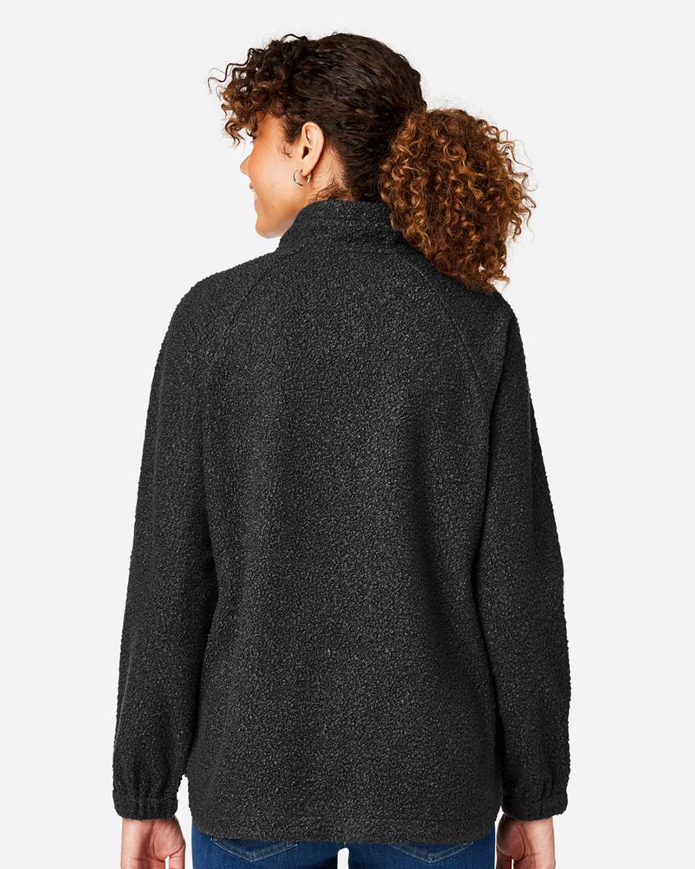 North End-NE713W-Women's Aura Sweater Fleece Quarter-Zip Pullover - Image 6
