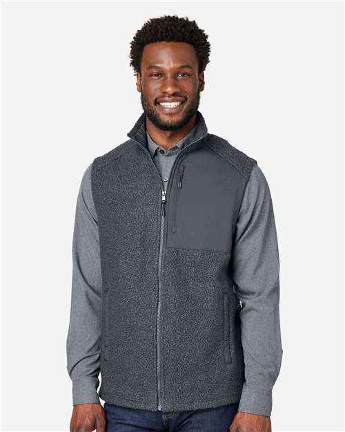 North End-NE714-Men's Aura Sweater Fleece Vest - Image 11