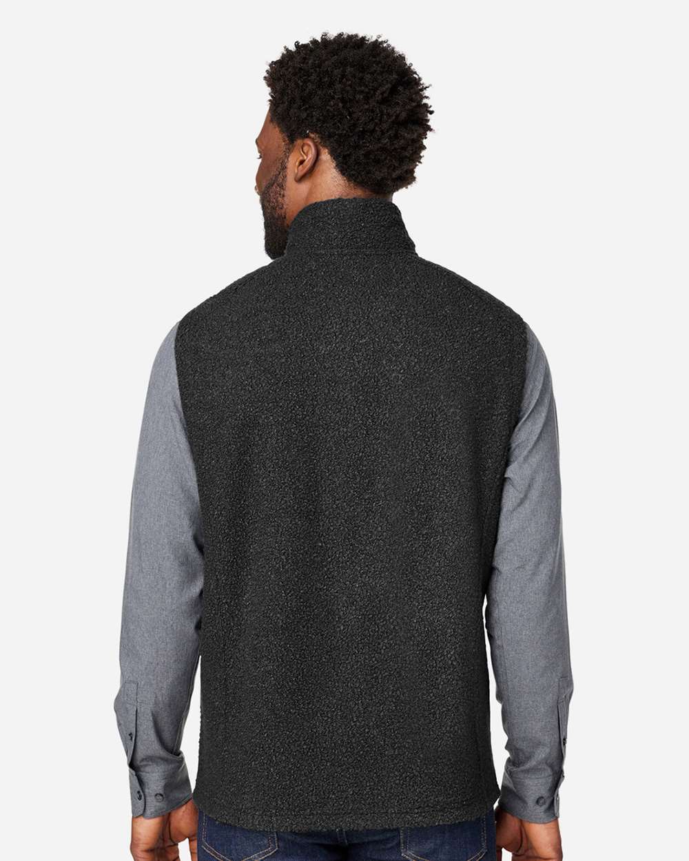 North End-NE714-Men's Aura Sweater Fleece Vest - Image 6
