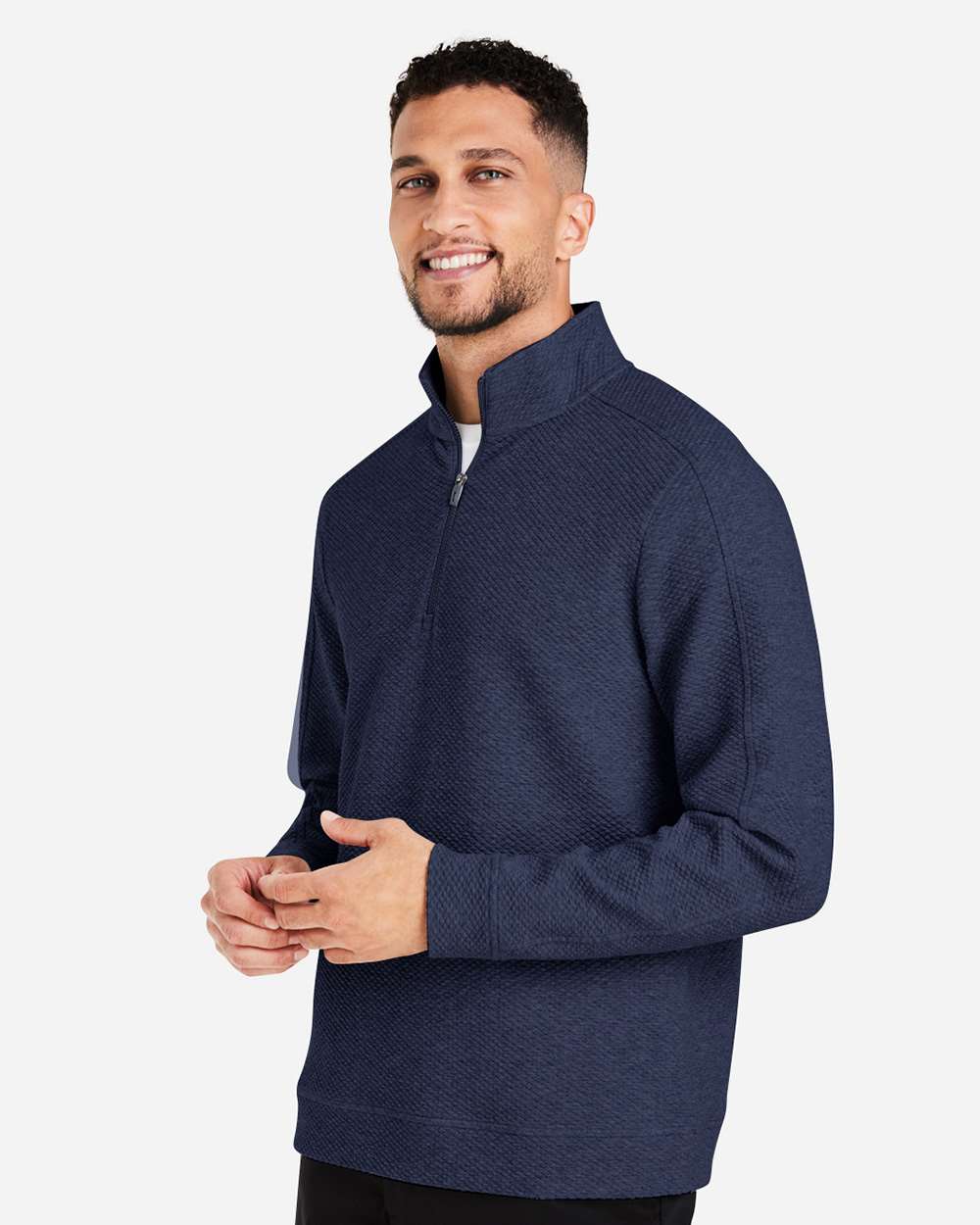 North End-NE725-Men's Spirit Textured Quarter-Zip Pullover - Image 12
