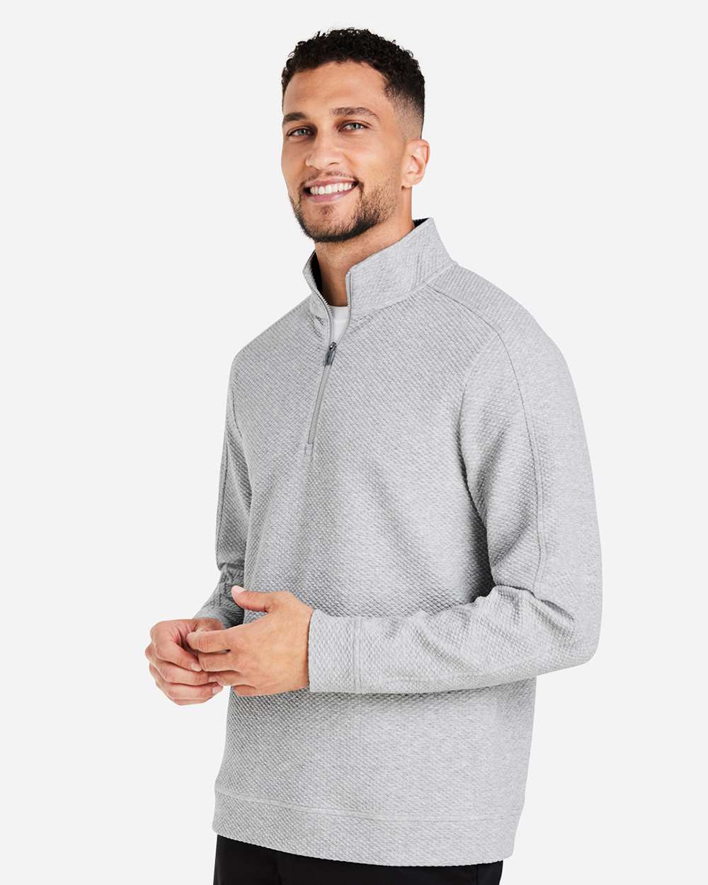 North End-NE725-Men's Spirit Textured Quarter-Zip Pullover - Image 18