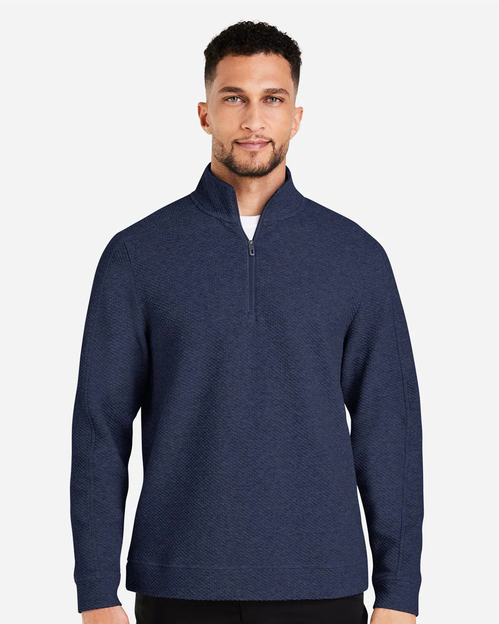 North End-NE725-Men's Spirit Textured Quarter-Zip Pullover - Image 7