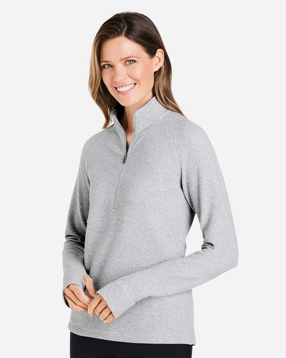 North End-NE725W-Women's Spirit Textured Quarter-Zip Pullover - Image 18