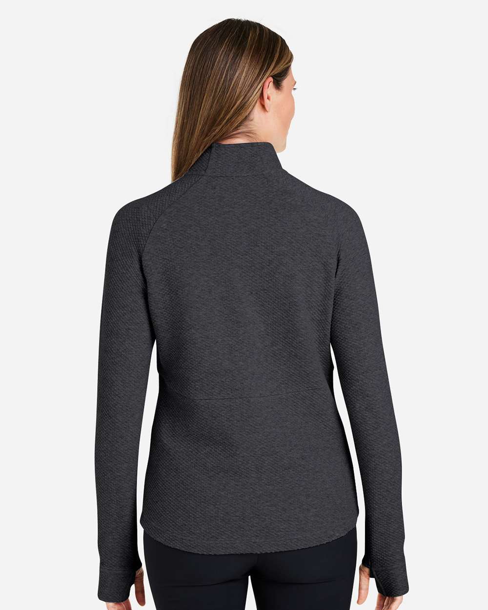 North End-NE725W-Women's Spirit Textured Quarter-Zip Pullover - Image 6