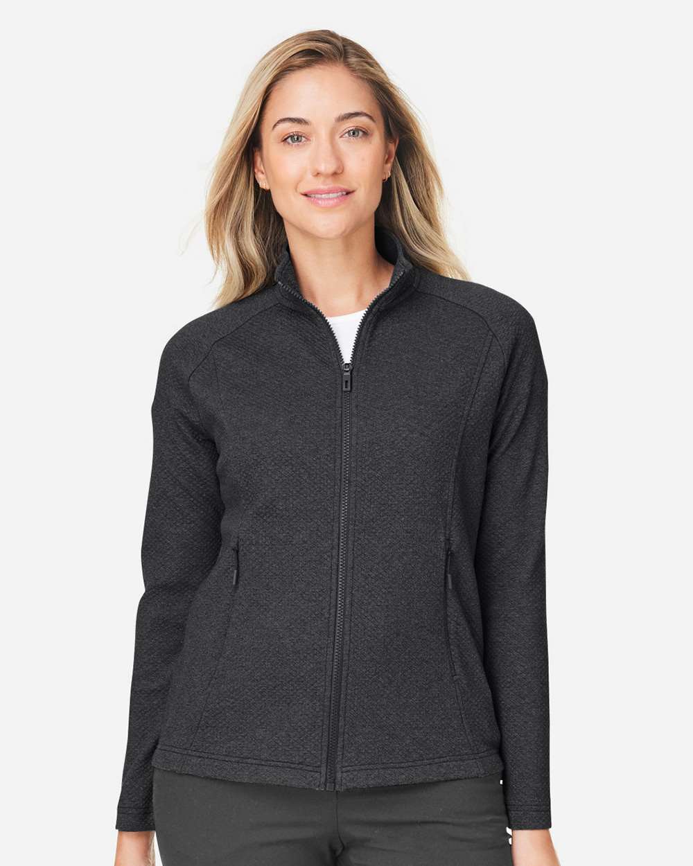 North End-NE727W-Women's Spirit Textured Full-Zip - Image 4
