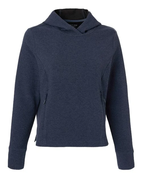 North End-NE729W-Women's Spirit Textured Hooded Pullover - Image 3