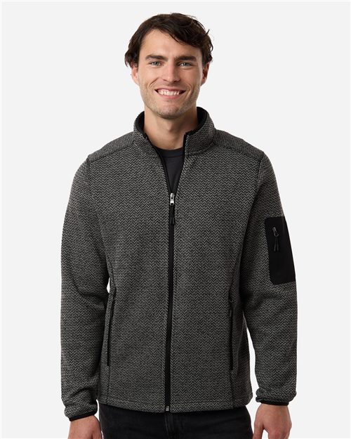 North End-NE730-Men's Jasper Full-Zip Fleece Jacket - Image 2