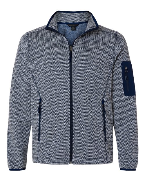 North End-NE730-Men's Jasper Full-Zip Fleece Jacket - Image 3