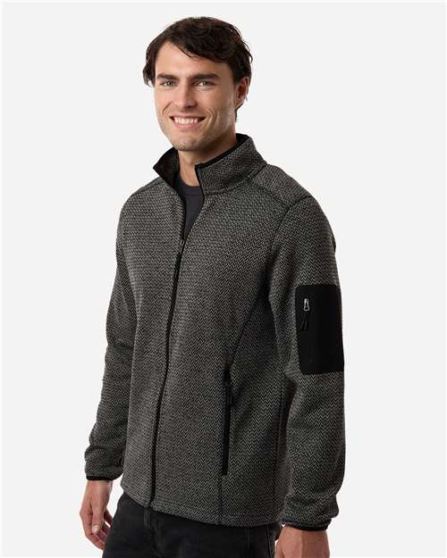 North End-NE730-Men's Jasper Full-Zip Fleece Jacket - Image 6