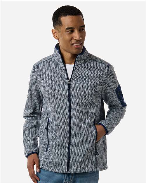 North End-NE730-Men's Jasper Full-Zip Fleece Jacket - Image 8