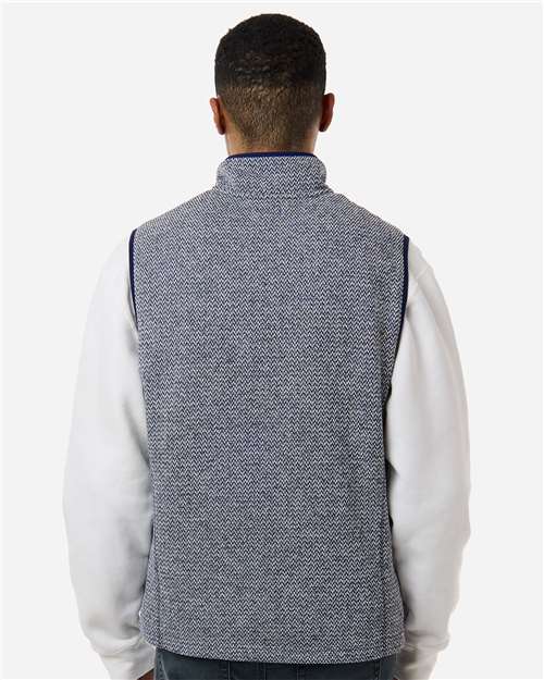 North End-NE731-Men's Jasper Jacquard Fleece Vest - Image 10