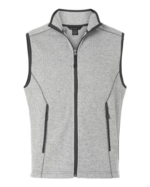 North End-NE731-Men's Jasper Jacquard Fleece Vest - Image 4