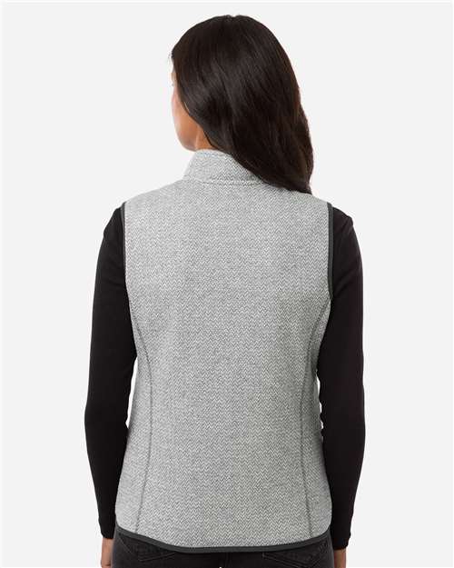 North End-NE731W-Women's Jasper Jacquard Fleece Vest - Image 13