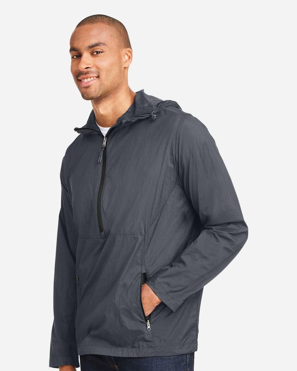 North End-NE810-Men's Aura Lightweight Packable Anorak - Image 12