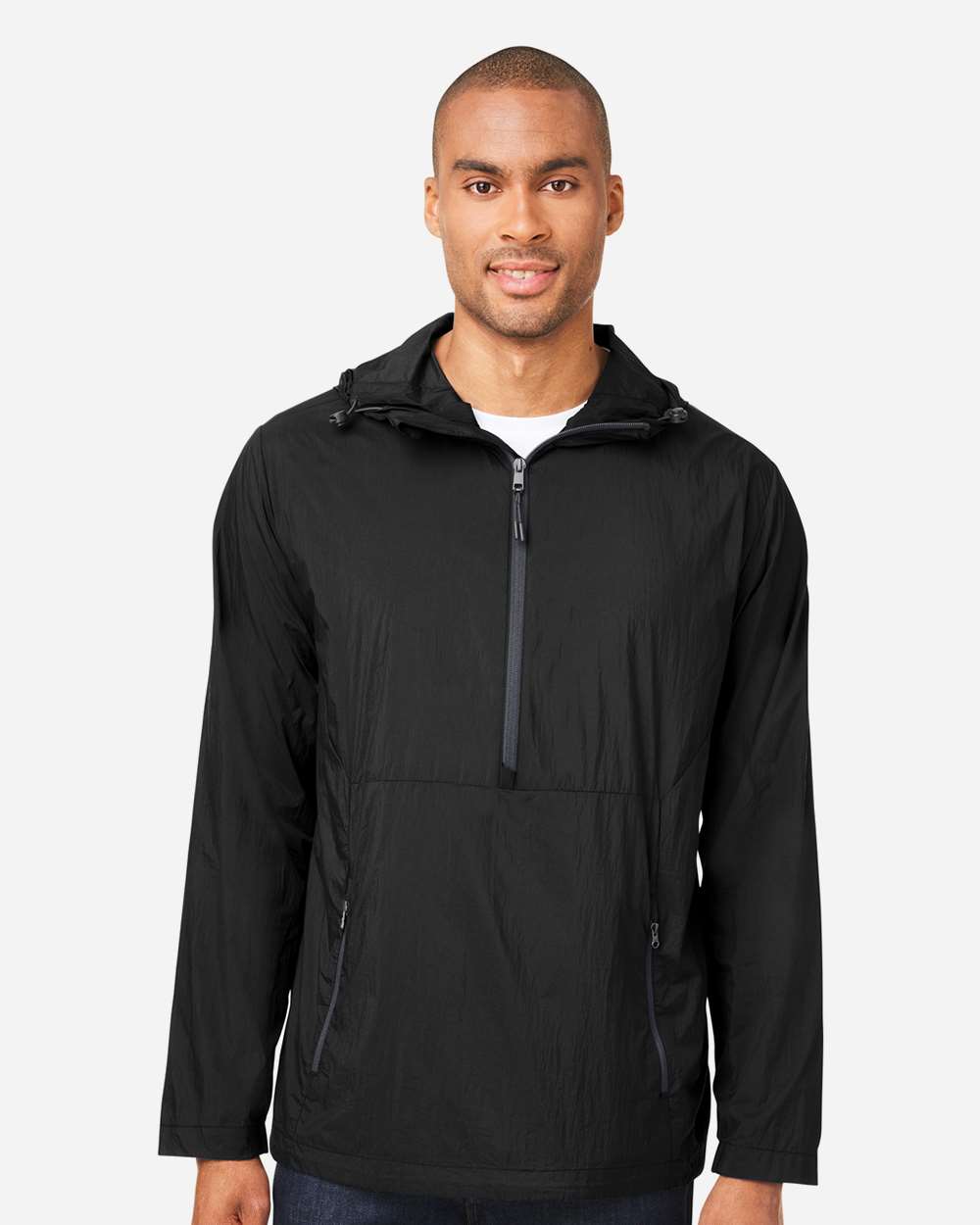North End-NE810-Men's Aura Lightweight Packable Anorak - Image 4