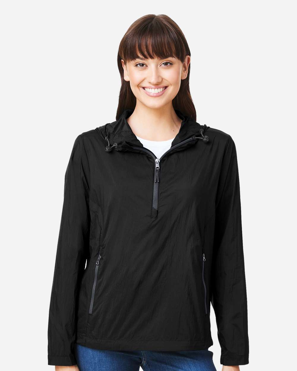 North End-NE810W-Women's Aura Lightweight Packable Anorak - Image 4