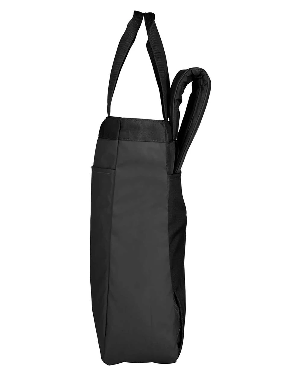 North End-NE901-Unisex Reflective Convertible Laptop Backpack Tote Bag - Image 3
