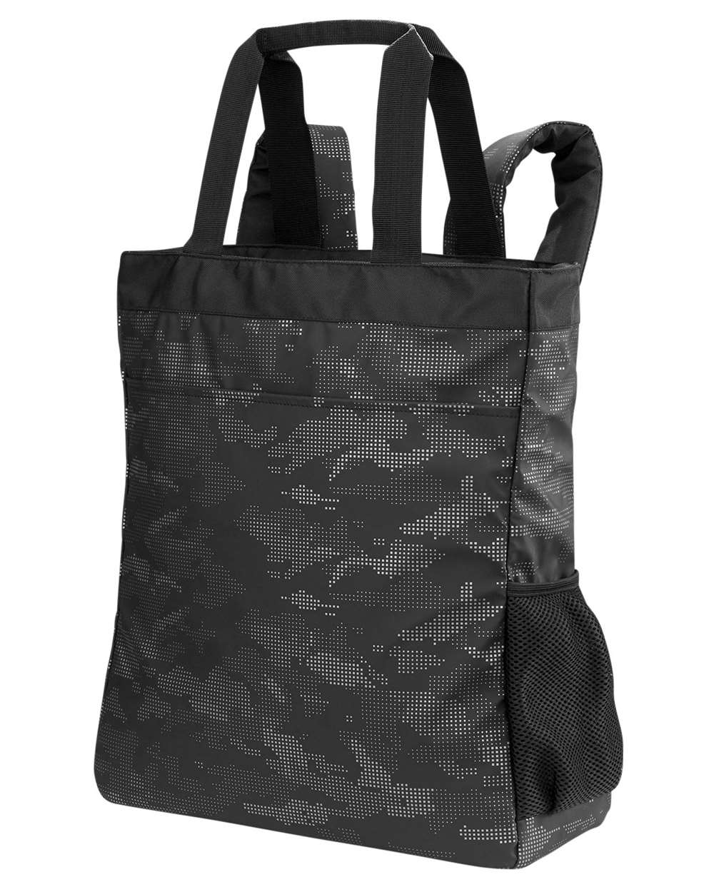 North End-NE901-Unisex Reflective Convertible Laptop Backpack Tote Bag - Image 7