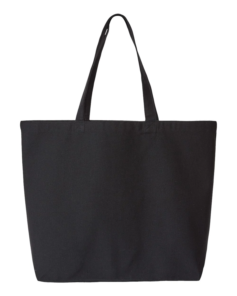 OAD-OAD108R-Jumbo Recycled Midweight Gusseted Canvas Tote - Image 2