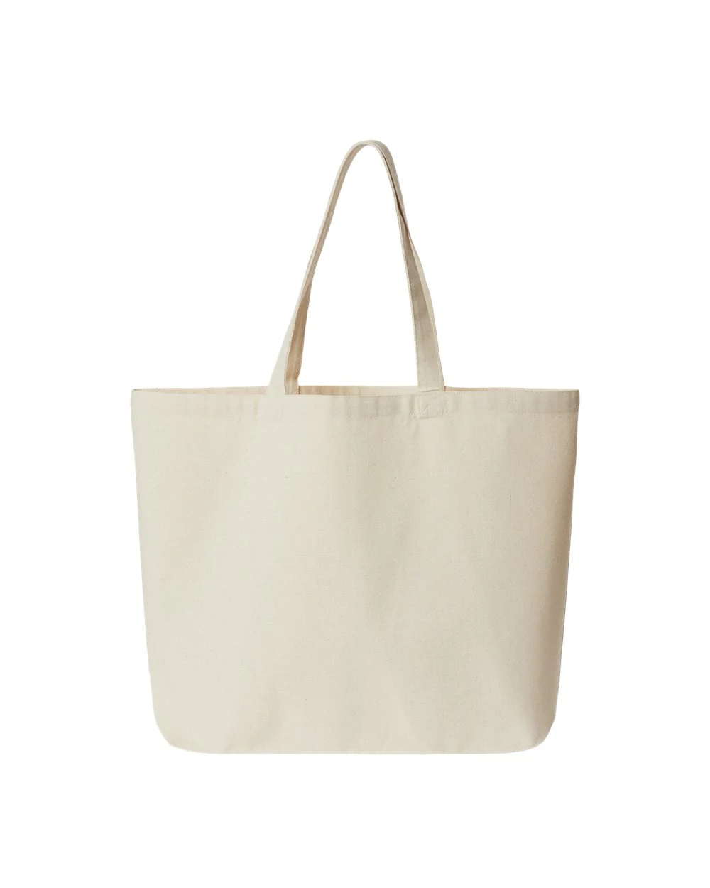OAD-OAD108R-Jumbo Recycled Midweight Gusseted Canvas Tote - Image 4