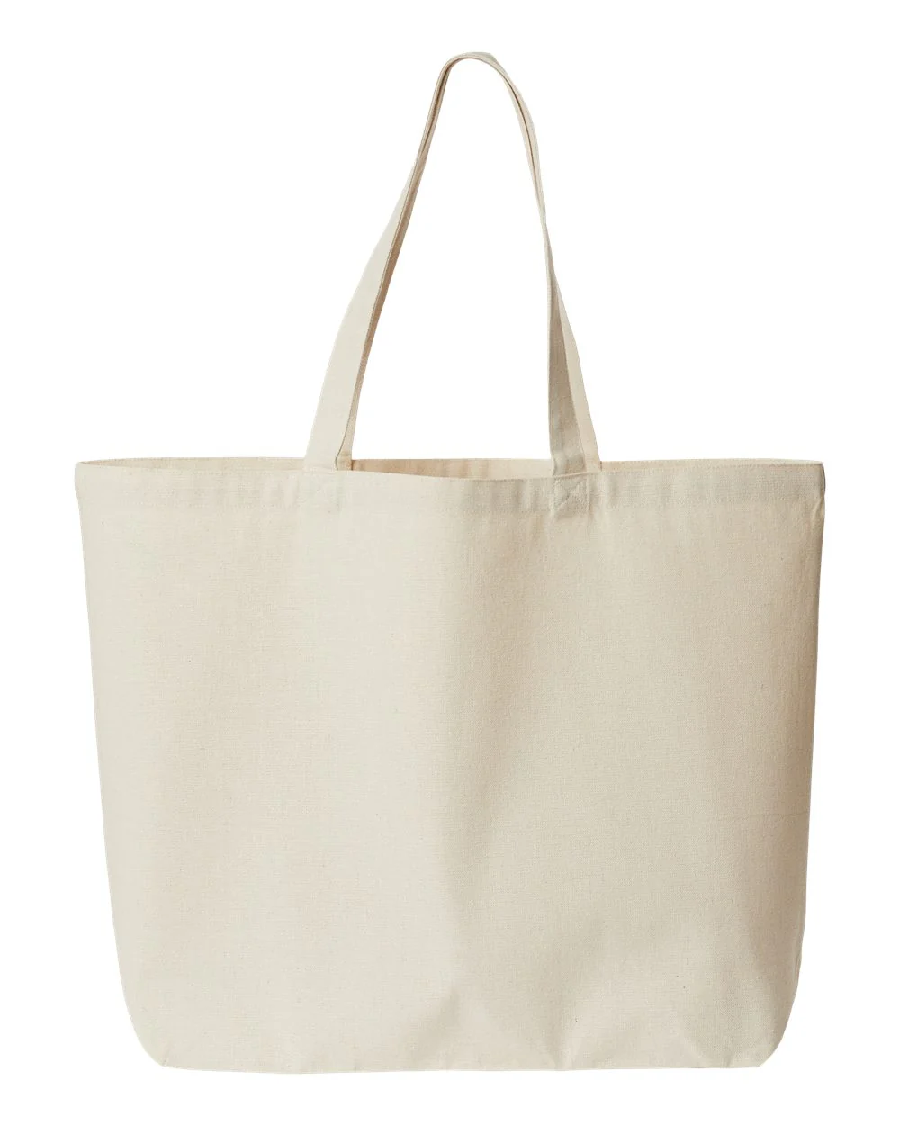 OAD-OAD108R-Jumbo Recycled Midweight Gusseted Canvas Tote - Image 6