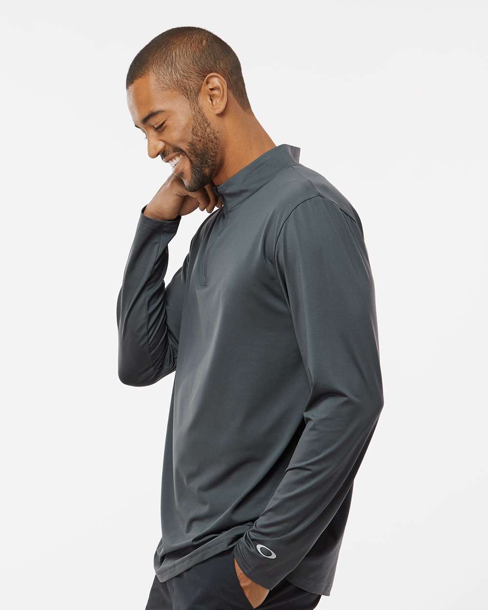 Oakley-FOA402997-Team Issue Podium Quarter-Zip Pullover - Image 17