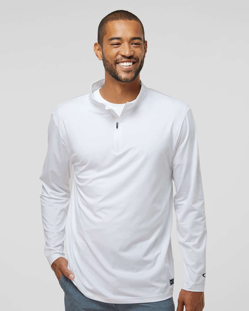 Oakley-FOA402997-Team Issue Podium Quarter-Zip Pullover - Image 46