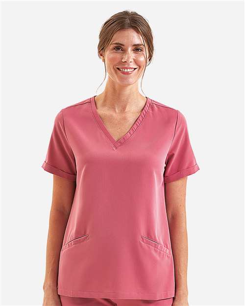 Onna-NN310-Women's Invincible V-Neck Stretch Scrub Top - Image 11
