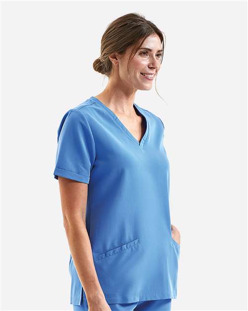 Onna-NN310-Women's Invincible V-Neck Stretch Scrub Top - Image 15