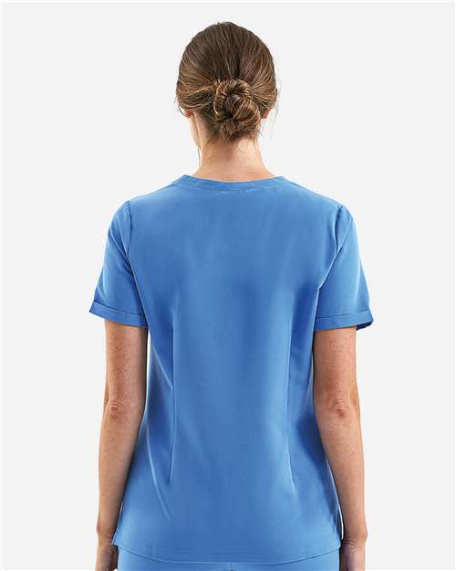 Onna-NN310-Women's Invincible V-Neck Stretch Scrub Top - Image 16