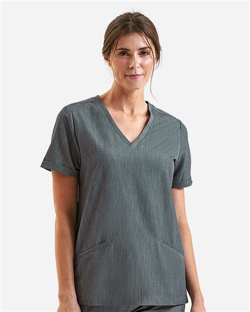 Onna-NN310-Women's Invincible V-Neck Stretch Scrub Top - Image 20