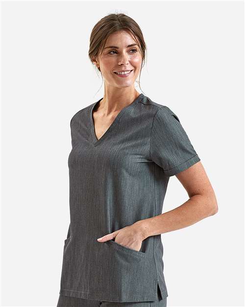 Onna-NN310-Women's Invincible V-Neck Stretch Scrub Top - Image 21