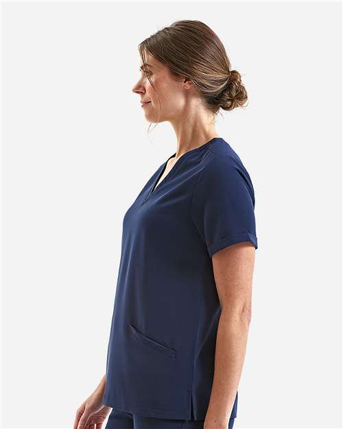 Onna-NN310-Women's Invincible V-Neck Stretch Scrub Top - Image 24