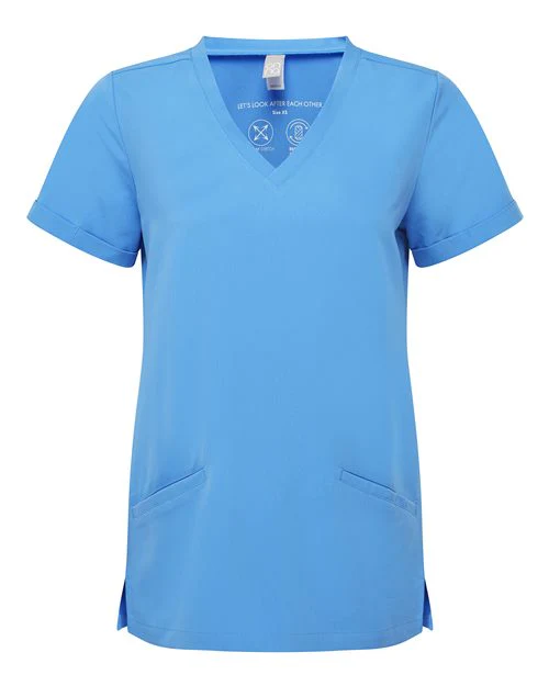 Onna-NN310-Women's Invincible V-Neck Stretch Scrub Top - Image 4
