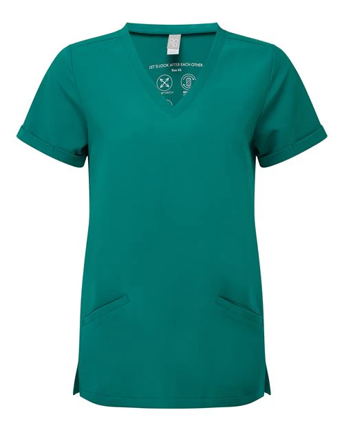 Onna-NN310-Women's Invincible V-Neck Stretch Scrub Top - Image 5