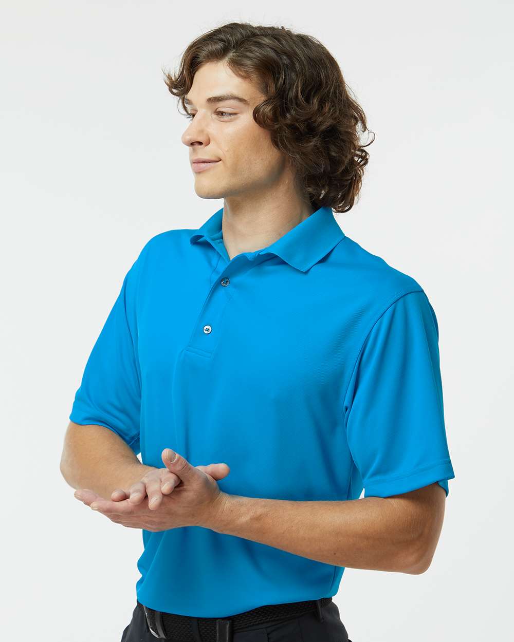 Paragon-100-Saratoga Performance Mini Mesh Polo - Image 126