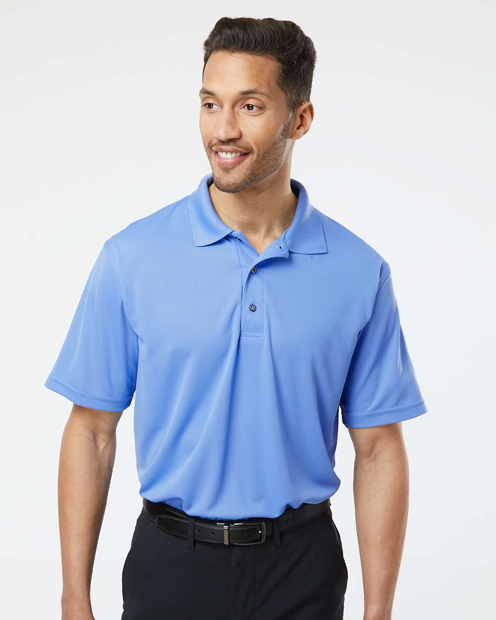 Paragon-100-Saratoga Performance Mini Mesh Polo - Image 4