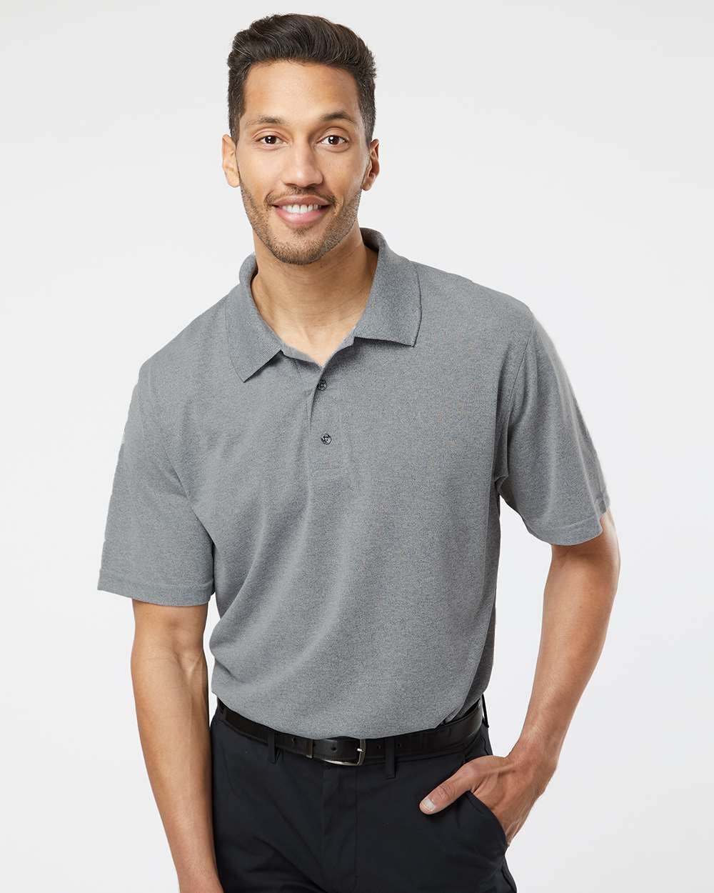 Paragon-100-Saratoga Performance Mini Mesh Polo - Image 53