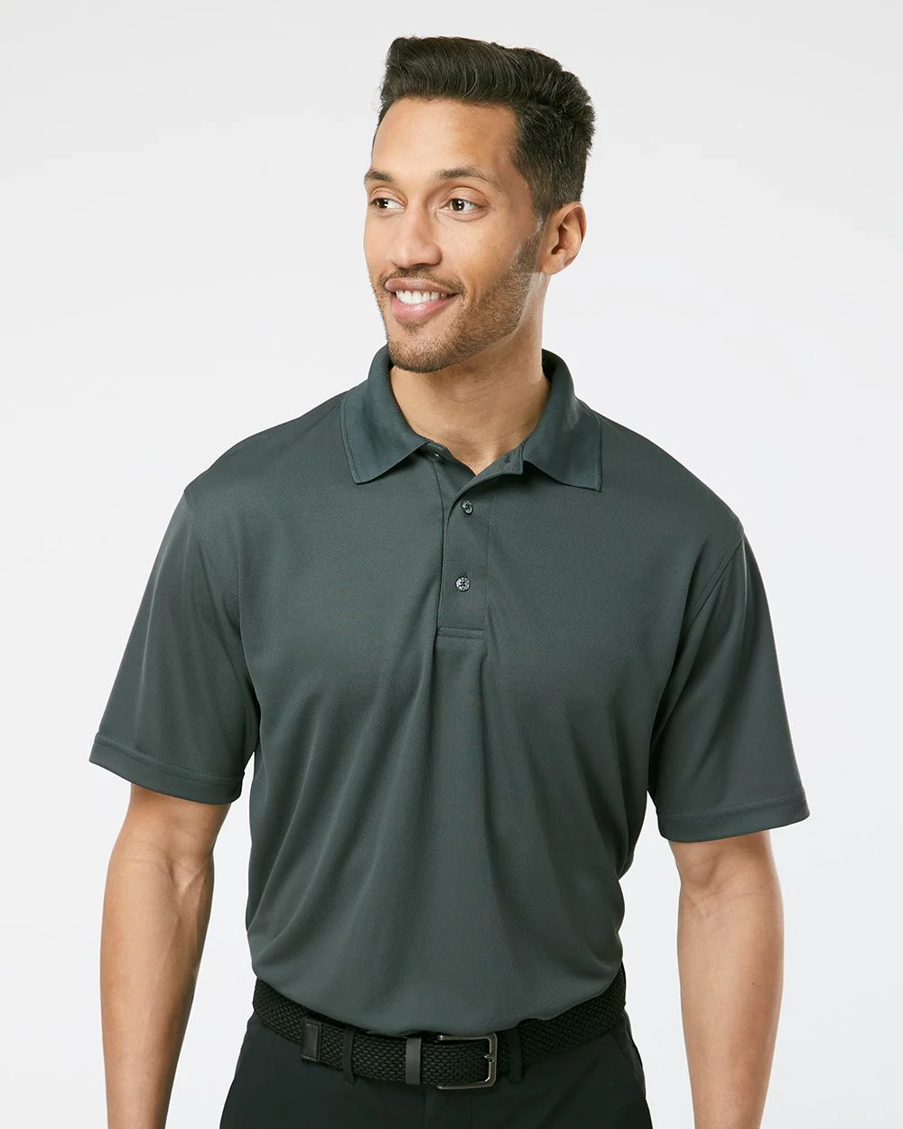 Paragon-100-Saratoga Performance Mini Mesh Polo - Image 7