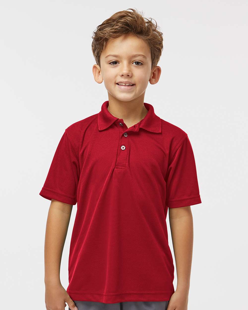 Paragon-108Y-Youth Saratoga Performance Mini Mesh Polo - Image 23