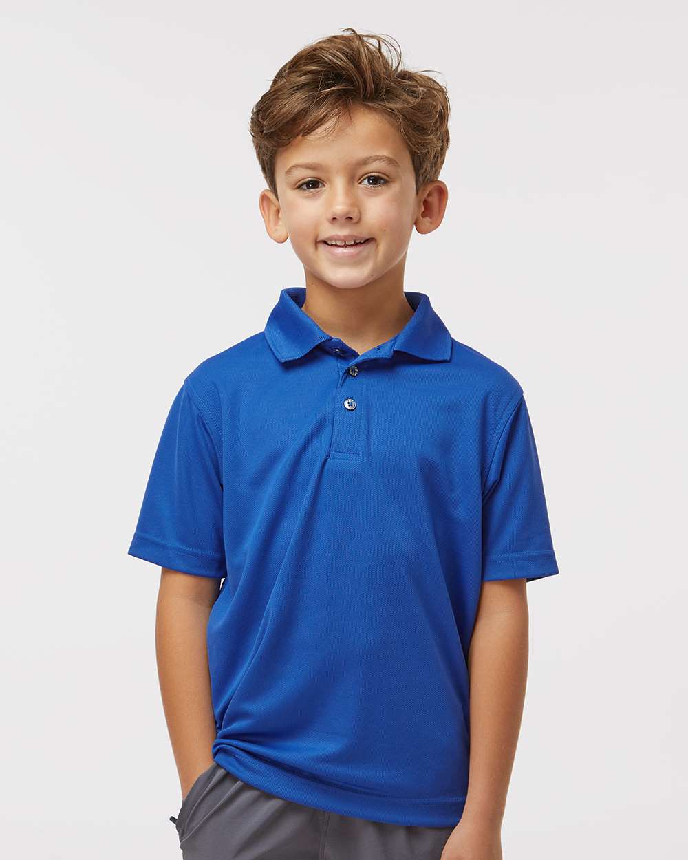 Paragon-108Y-Youth Saratoga Performance Mini Mesh Polo - Image 29