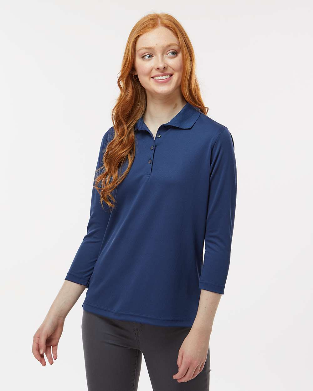 Paragon-120-Women's Lady Palm Three-Quarter Sleeve Polo - Image 17