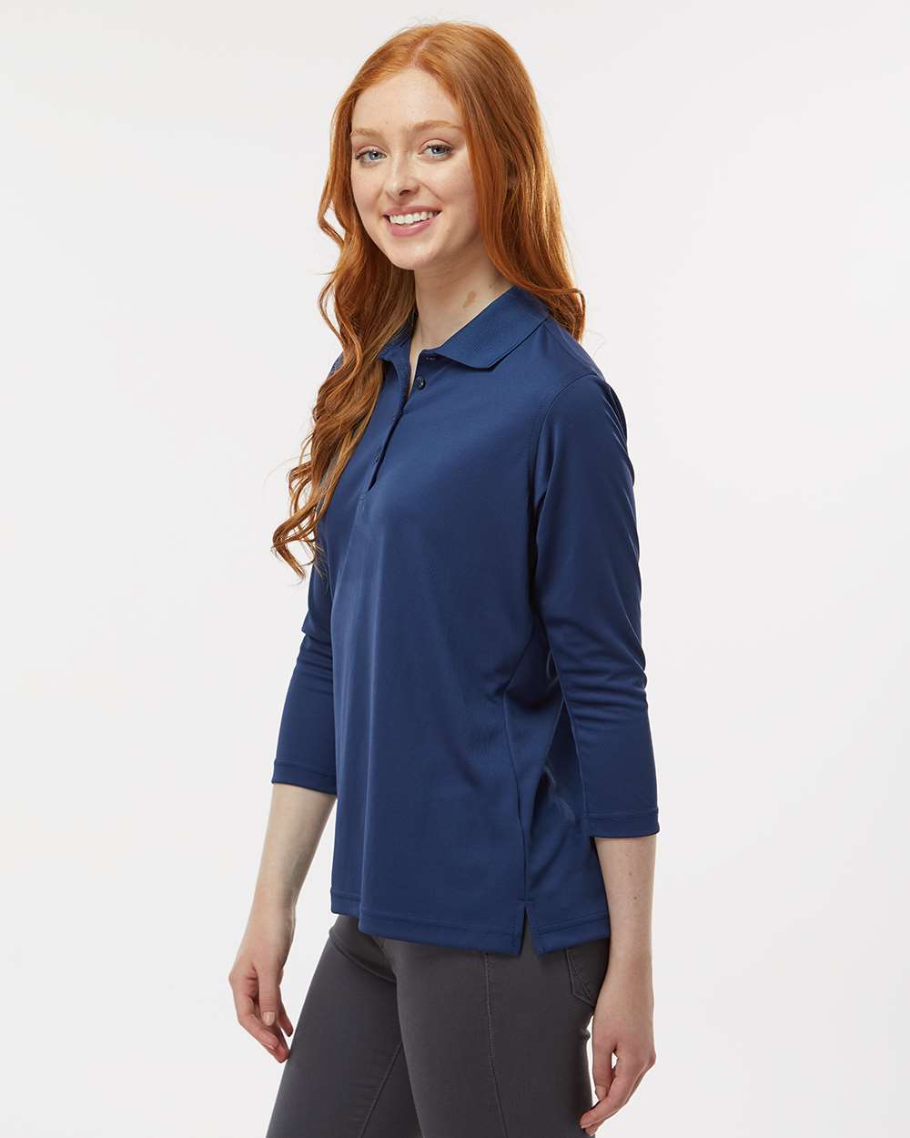 Paragon-120-Women's Lady Palm Three-Quarter Sleeve Polo - Image 18
