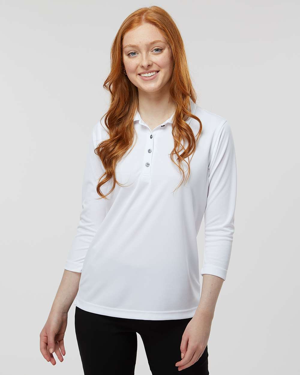 Paragon-120-Women's Lady Palm Three-Quarter Sleeve Polo - Image 32