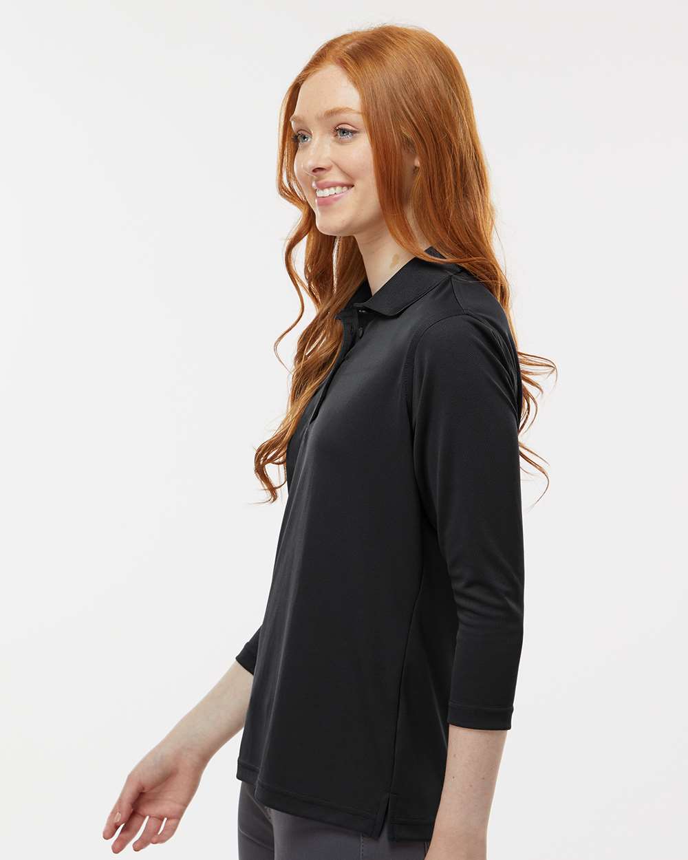 Paragon-120-Women's Lady Palm Three-Quarter Sleeve Polo - Image 5