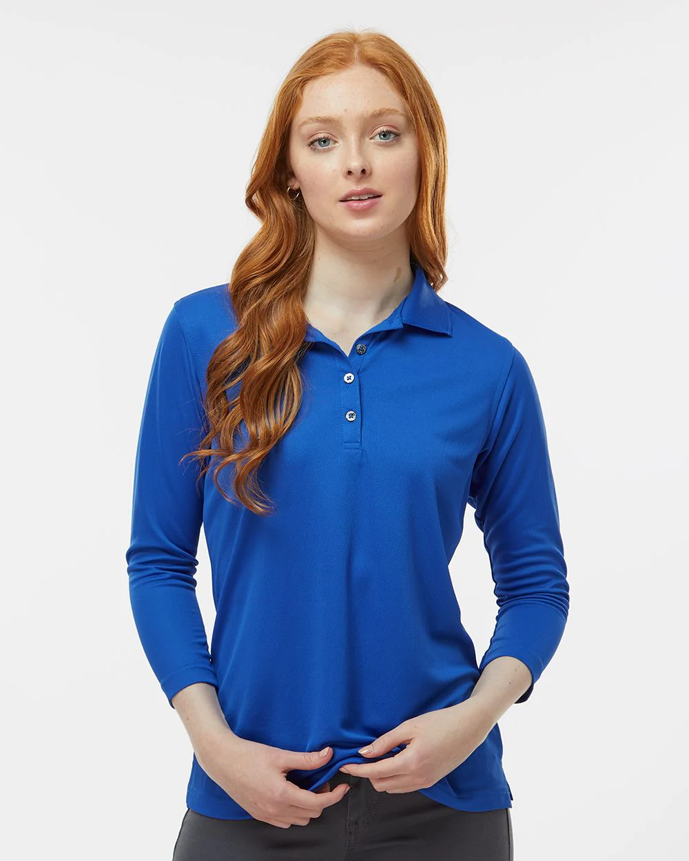 Paragon-120-Women's Lady Palm Three-Quarter Sleeve Polo - Image 7